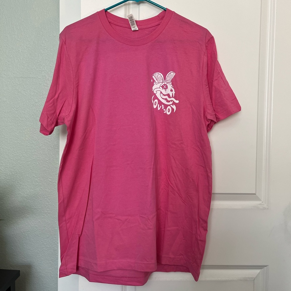 NWOT! Love Joy Festival Summer ‘23 Hot Pink Short Sleeve Graphic Tee